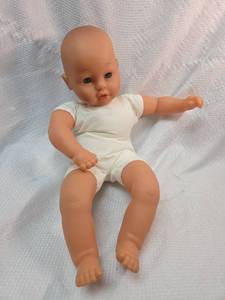 lot 305 image: Corolle Baby Doll in White Romper