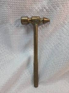 lot 319 image: Vintage Brass Hammer Tool