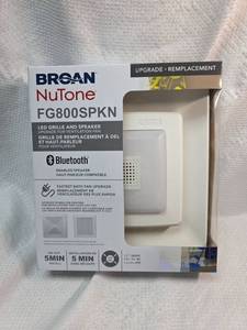 lot 336 image: Broan NuTone FG800SPKN LED Bluetooth Bath Fan Upgrade Kit
