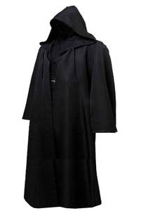 lot 8 image: GOLDSTITCH Men Hooded Robe Cloak Knight Fancy Cool Cosplay Costume Medium - Retail $15
