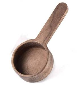 lot 41 image: Coffee Spoons, Wooden Tablespoon Scoop, Wooden Coffee Ground Spoon, Measuring for Ground Beans or tea, Soup Cooking Mixing Stirrer Kitchen Tools Utensils, 1 Wooden Tea Scoop (Walnut Wooden 3.86 in�� - Retail $2