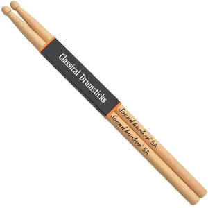 lot 70 image: Drum Sticks 5A Wood Tip Drumstick (1 Pair Maple) - Retail $5