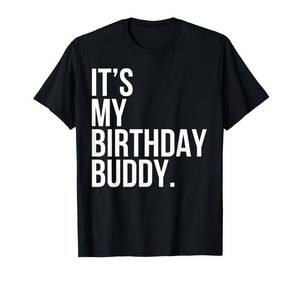 lot 113 image: PURPLE NOT BLACK Its My Birthday Buddy T-Shirt Gift Ideas For Birthday T-Shirt 2 XL - Retail $17