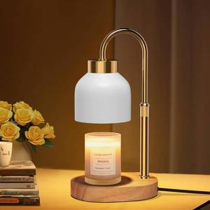 lot 115 image: WUEAOA Candle Warmer Lamp, with Timer Dimmer, Height and Brightness Adjustable, Modern Electric Wax Warmer for Women Mom, Best Birthday and House Warming Gift for New Home Decor - Retail $25