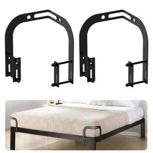 lot 132 image: Mattress Slide Stopper, YUOROS Corner Mattresses Retainer Bar Keep Mattress from Sliding Stopper to Prevent Sliding Holder in Place Gripper for Metal Bed Frame - Retail $23