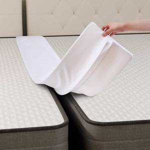 lot 143 image: Vekkia 80 x 12 Extra��Wide Split King Gap Filler for Adjustable Bed, Twin to King Bed Converter, High��Density Foam, Washable Cover, Fills Up to 3�� Gap - Retail $27