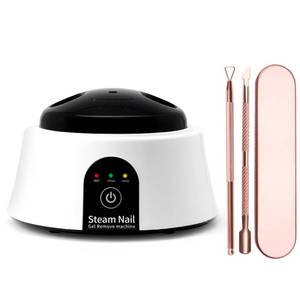 lot 183 image: Electric Nail Soaking Bowl, 50% Faster Nail Soak off Bowl Manicure Nail Soaker with Gold Cuticle Pusher for Acrylic Nail Polish Remover - Retail $26