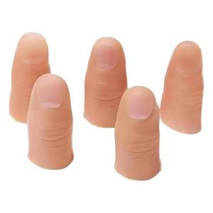 lot 208 image: Kryoflare 5 Pcs Magic Trick Finger Tips Set, Fake Thumb Props for Stage Show, Magic Kit Accessories - Retail $7