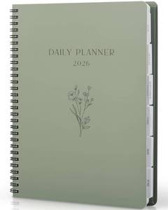 lot 243 image: Beautiful 2026 Planner - 7 x 10 Daily Planner for Women or Men with Weekly & Monthly Spreads for Easy Planning - Perfect Calendar Book To Organize All Tasks and Boost Productivity - Retail $5