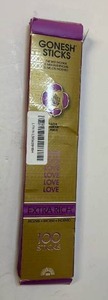 lot 68183 image: Gonesh Extra Rich Love Incense Sticks - Retail $8
