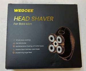 lot 68185 image: Weqoee Electric Head Shaver for Bald Grooming - Retail $29