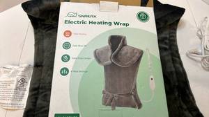 Snailax Electric Heating Wrap with Auto Shut-off - Retail: $35