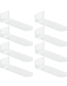 lot 68225 image: Floating Shoe Shelf 8 pack - Retail $13