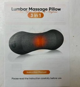 lot 68235 image: 3-in-1 Lumbar Massage Pillow - Retail $25