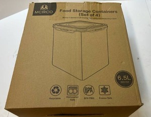 lot 68237 image: MCIRCO Food Storage Container Set 6.5L - Retail $25