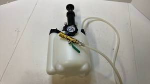 lot 68248 image: Professional Brake Fluid Bleeder Kit with Pressure Gauge - Retail $35