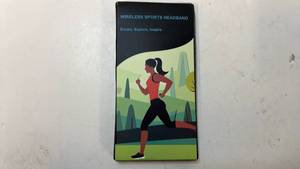 lot 68267 image: Musicozy Bluetooth Sports Headband Headphones - Retail $19