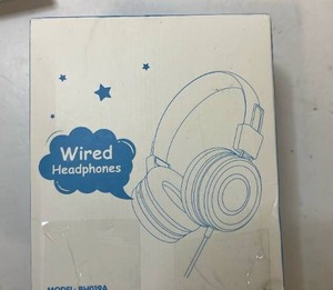 lot 68277 image: Wired Headphones Model BH019A - Navy Blue and Turquoise - Retail $25