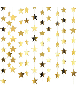 lot 68327 image: Gold Stars Garland - Retail $0