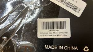 lot 68331 image: Defencase iPhone 12 Pro Max Leather Wallet Case - Retail $25