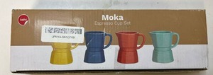lot 68335 image: Balvi Moka Espresso Cup Set - Colorful Collection - Retail $25