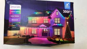 lot 68337 image: 300ft Smart LED Eave Lights with App Control - Retail $45