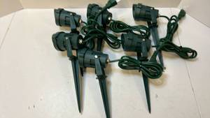lot 68344 image: LED Landscape Spotlight Set with Ground Stakes - Retail $45