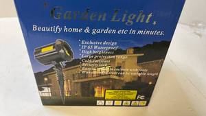 lot 68346 image: Poeland Garden Light Laser Projector X-35P-B-2024 - Retail $39