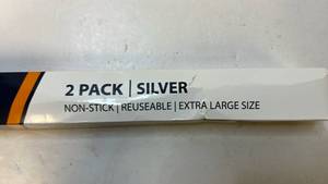 lot 68359 image: Premium Extra Thick Silver Oven Liners 2-Pack - Retail $15