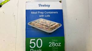 lot 68360 image: Dealasy Meal Prep Containers - 50 Pack - Retail $15