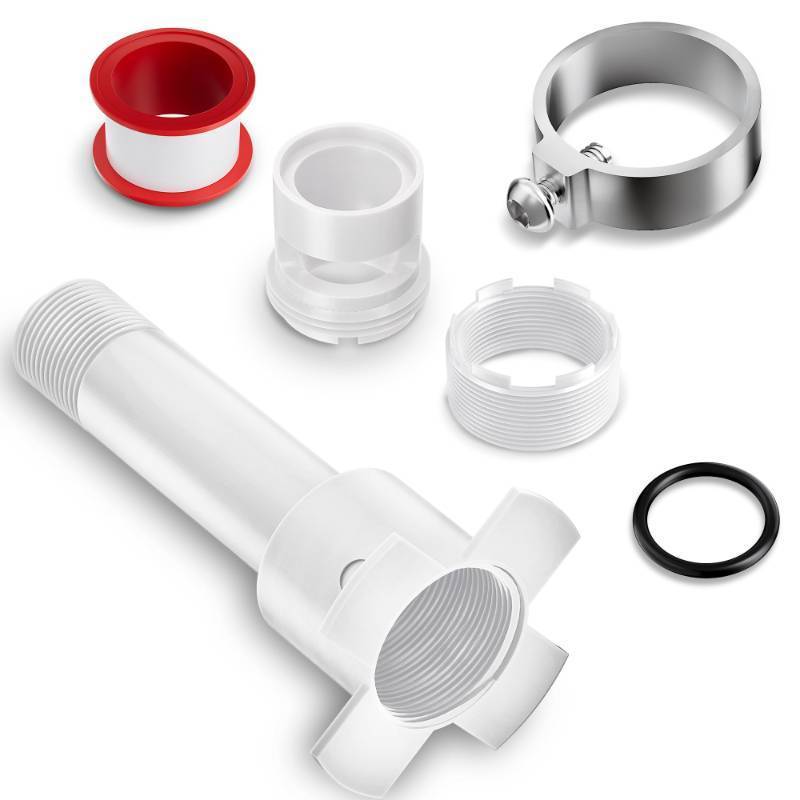 lot 24847 image: Four in One Tub Adapter, Bathtub Faucet Adapter Slip Fit for Copper, Universal Fits 12 Copper Pipe, 12 IPS and 34 IPS, Tub Spout Diverter Repair Kit with Assembly Tool