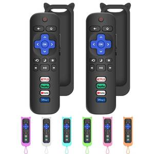 lot 61793 image: Remote for Roku TV, 2-Pack Replacement for Roku TV Remote Compatible for TCL RokuOnn RokuHisense RokuPhilips RokuSharp RokuWestinghouse RokuInsignia Roku TV Remote Control for Roku TV Only - Retail $10