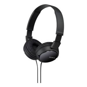 lot 61799 image: Sony ZX Series Wired On-Ear Headphones, Black MDR-ZX110. VISIBLE USE. NEED TO BE CLEANED.