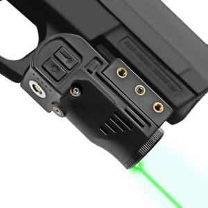 lot 61867 image: Lasercross CL105 New Magnetic Charging Internal Green Laser Sight & Picatinny Flashlight Laser Combo with Rechargeable Battery Inside, Tactical Gun Light Laser Used for Most of Handguns and Rifles. NO CHARGING CABLE.