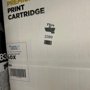 lot 2389 image: HP Print Cartridge Box