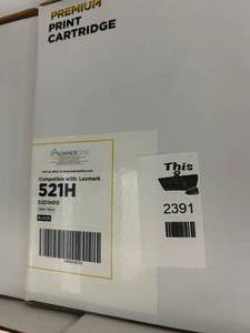 lot 2391 image: Lexmark 52DH Laser Printer Toner Cartridge