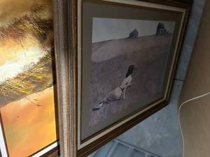 lot 2808 image: Andrew Wyeth Christinas World Print in Decorative Frame