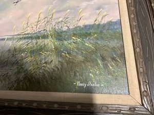 lot 2810 image: Original Oil Painting - Weeping Willow Tree