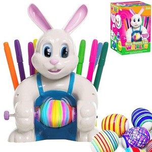 lot 301 image: $53 Motorized Easter Egg Decorator Kit with 10 Markers