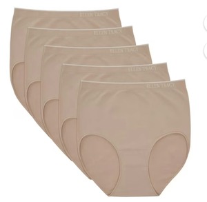 lot 346 image: Ellen Tracy Womens 5-Pack Seamless Brief Size medium