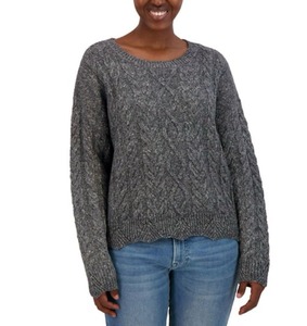 lot 380 image: Lucky Brand Womens Cable Knit Sweater Size large