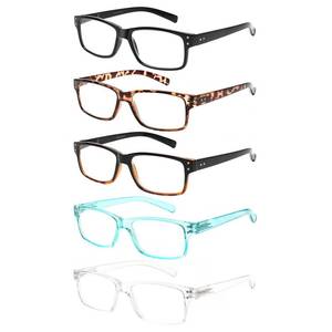 lot 275 image: NORPERWIS Reading Glasses 5 Pairs Quality Readers Spring Hinge Glasses for Reading for Men and Women (5 Pack Mix Color -3, 1.50)