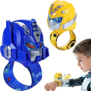 lot 296 image: Vvinca Transform Toys Walkie Talkies for Kids 2 Pack - Toys 3-12 Year Old Boy Birthday Gift for Kids, Robots Walkie Talkies Adjustable Strap Voice-Changing Clear Sound Camping Outdoor Games