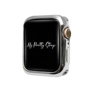 lot 301 image: My Pretty Strap Glossy XOXO Protective Case for Apple Watch �� Luxury Metal Cover for Women, Scratch-Resistant �� Compatible with Apple Watch 3840414244454649mm ��Gold, Rose Gold, Silver