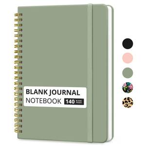 lot 345 image: Taja Blank Spiral Journal Notebook for Women & Men, 140 Pages, Sketch Book, Plain Notebook for Drawing & Sketching, Journals for Creative Writing, A5(5.7 x 7.9) �� Green