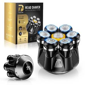 NIWUIO Head Shaver for Bald Men: Upgrade Electric Bald Razor -IPX7 Wet Dry Shaving- 7 Floating Heads for Ultimate Comfort - Rechargeable Grooming Kit for Scalp/Face/Beard-Close Shaving