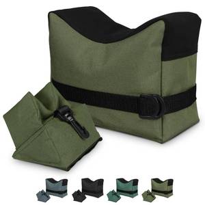lot 372 image: TWOD Target Sports Shooting Bench Rest Front & Rear Support SandBag Stand Holders for Gun Rifle Hunting Photography,Outdoor - Unfilled