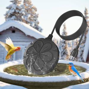 lot 382 image: kapwall 110W Bird Bath Heater for Outdoors in Winter��Submersible Pond Deicer,Cast Aluminum Thermostatic Chicken Water Heater