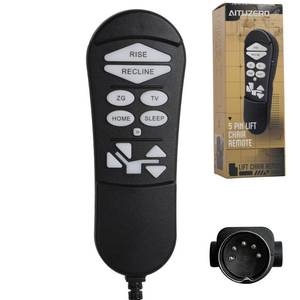 lot 388 image: ZKAD-5 5 Pin Lift Chair Remote Only Fit for 2 Motors Golden and Ultra Comfort Chairs with 11 Button(Include SIT or Home, Not Twilight) Remote, Recliner Hand Control Part 5-Years Free Replacement