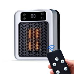 lot 459 image: Space Heater Indoor, 450W PTC Programmable portable wall heater,Remote plug in wall outlet heater with LED Display, Thermostat,Timer, Overheat Protection, Faster Heat for Home,Office,Bathroom